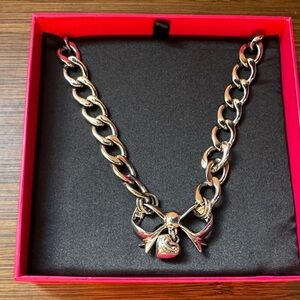 Juicy Couture Silver Necklace with Heart Charm